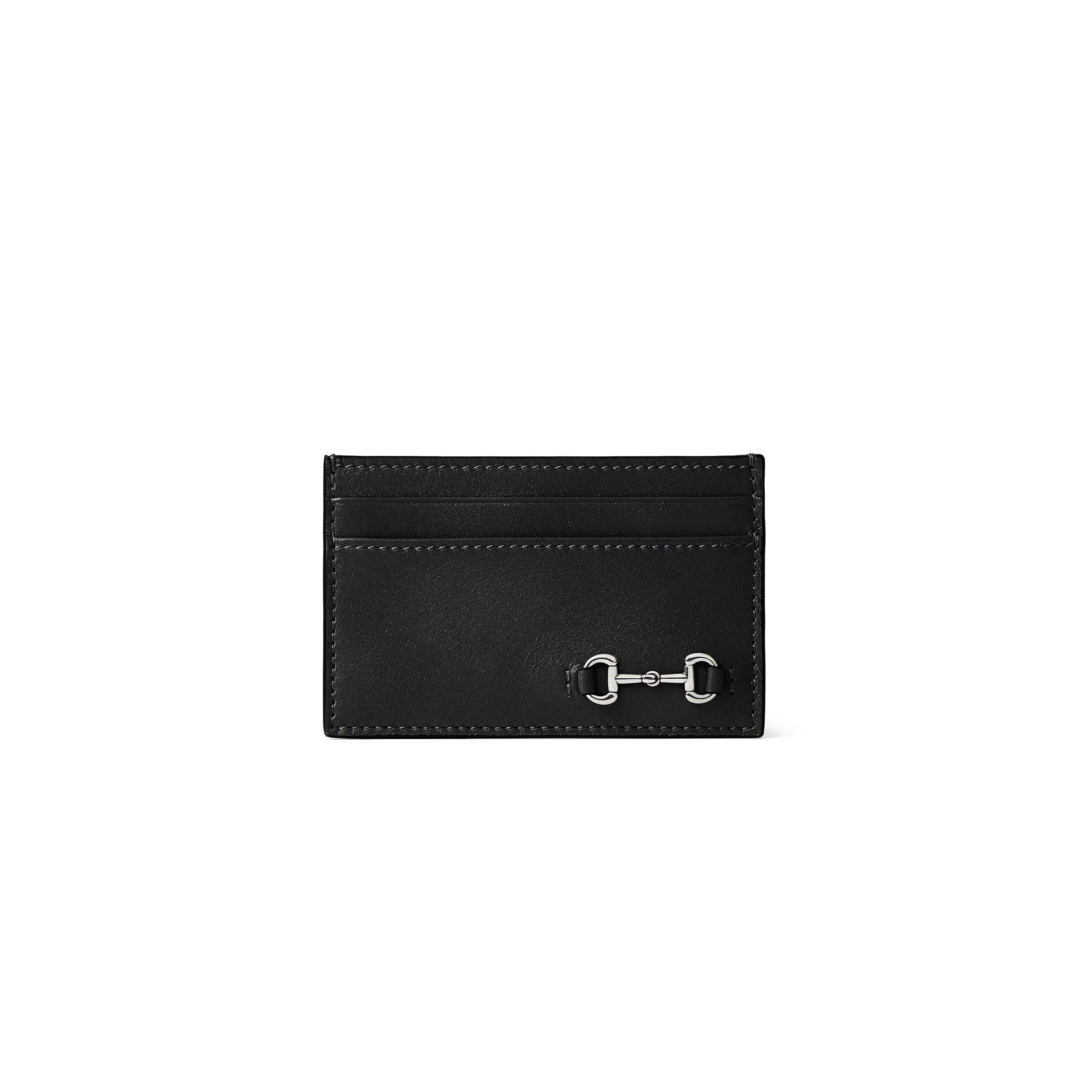 GUCCI CARD CASE WITH HORSEBIT 846952 (11*7cm)